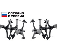 Фрезы гусиные лапки для мотоблоков Ф-1 HEX 23 Зубр 707108-1