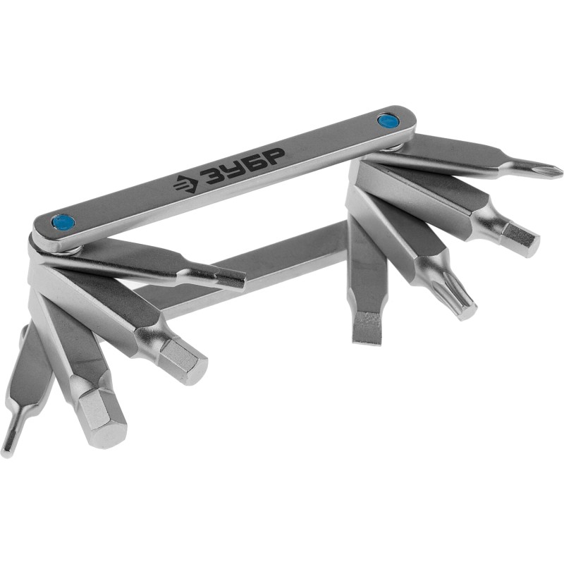 Набор для обслуживания велосипеда: складной мультитул 11-в-1,комплект для ремонта шин,16-в-1,в чехле Зубр 27428-H16