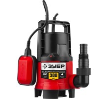 Дренажный насос для грязной воды Зубр НПГ-М1-300