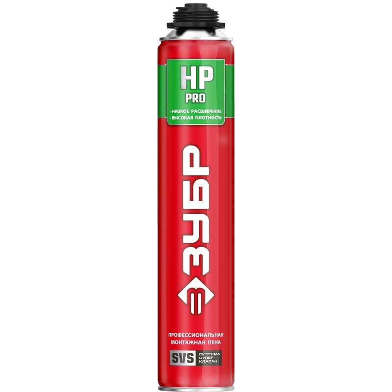 Монтажная пена PRO HP Зубр 41148 Монтажная пена PRO HP Зубр 41148