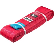 Текстильный петлевой строп красный СТП-5/6 Зубр 43555-5-6