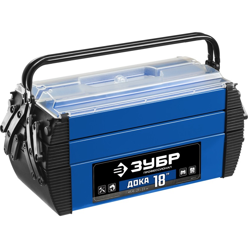 Ящики для инструмента металлические ДОКА, серия ПРОФЕССИОНАЛ Зубр 38163-20