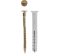 Дюбель-гвозди с потайным бортиком, пакет, серия «МАСТЕР» Зубр 4-301346-08-140